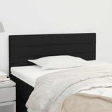 Vidaxl hoofdbord 90x5x78 88 cm stof zwart