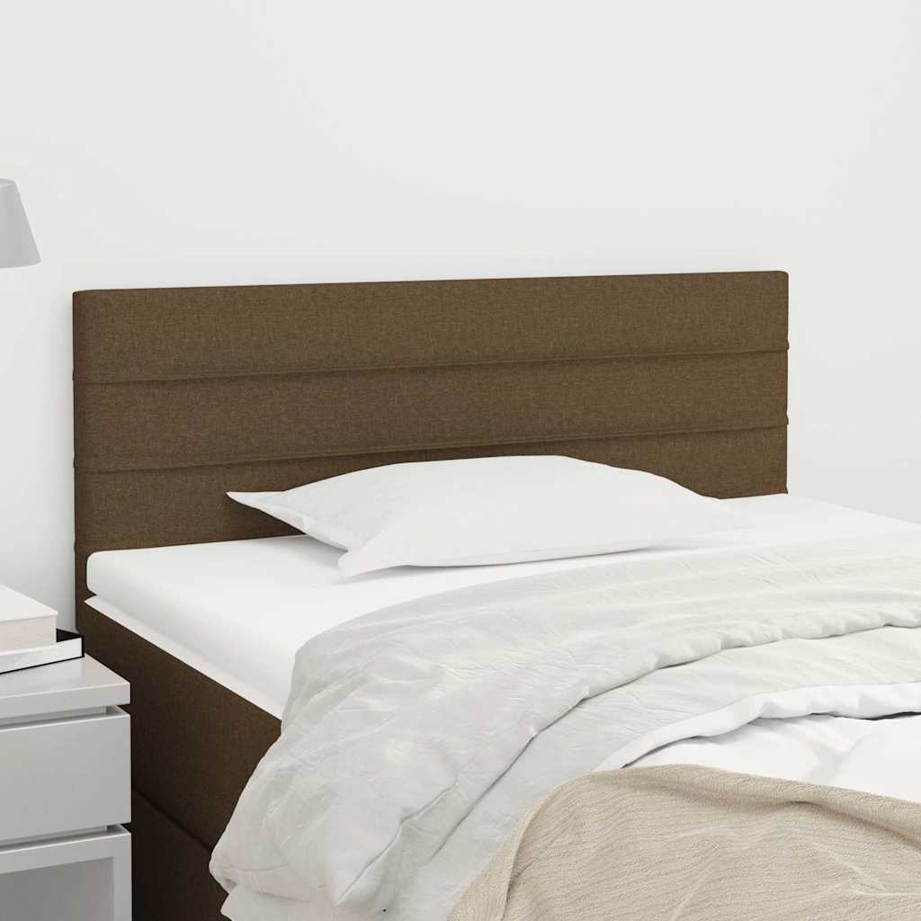 Vidaxl hoofdbord 90x5x78 88 cm stof donkerbruin