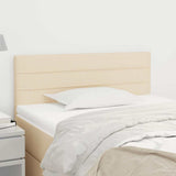 Vidaxl hoofdbord 90x5x78 88 cm stof crèmekleurig