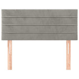 Vidaxl hoofdbord 90x5x78 88 cm fluweel lichtgrijs