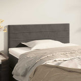 Vidaxl hoofdbord 90x5x78 88 cm fluweel donkergrijs