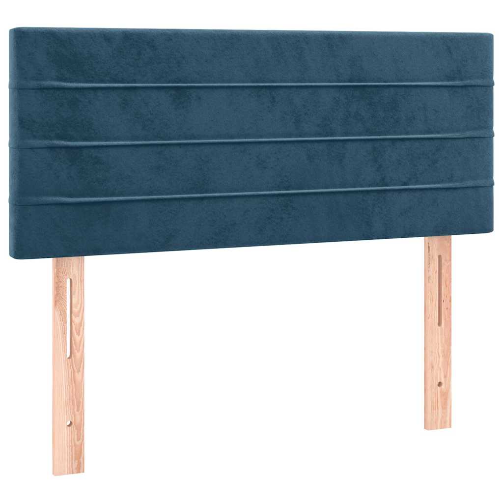 Vidaxl hoofdbord 90x5x78 88 cm fluweel donkerblauw