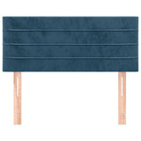 Vidaxl hoofdbord 90x5x78 88 cm fluweel donkerblauw