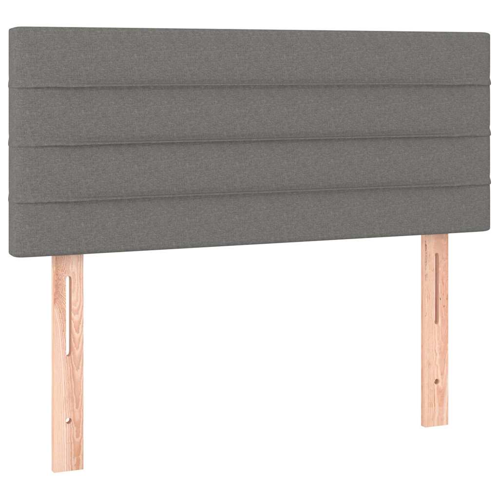 Vidaxl hoofdbord 100x5x78 88 cm stof donkergrijs