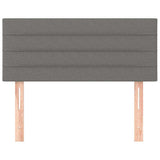 Vidaxl hoofdbord 100x5x78 88 cm stof donkergrijs
