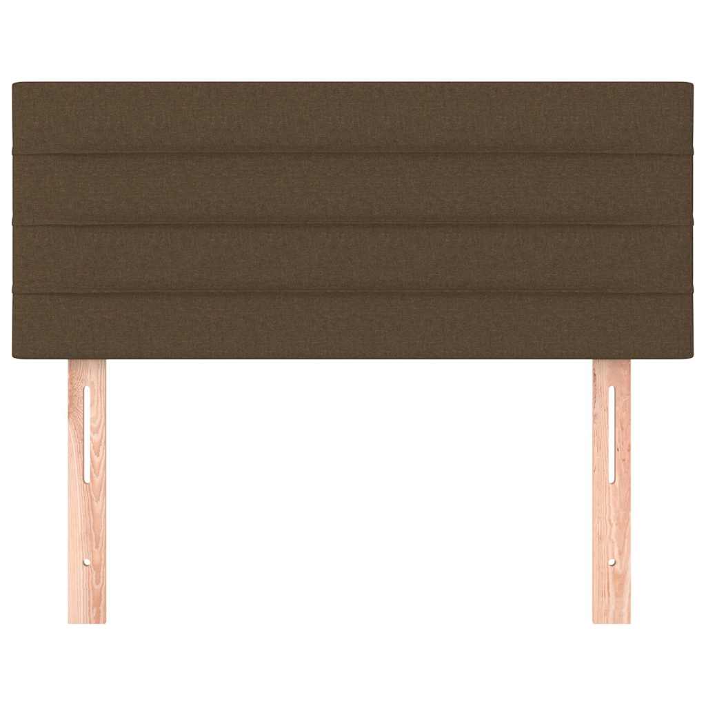 Vidaxl hoofdbord 100x5x78 88 cm stof donkerbruin