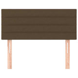 Vidaxl hoofdbord 100x5x78 88 cm stof donkerbruin