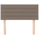 Vidaxl hoofdbord 100x5x78 88 cm stof taupe