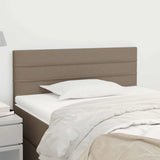 Vidaxl hoofdbord 100x5x78 88 cm stof taupe