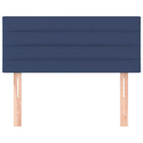Vidaxl hoofdbord 100x5x78 88 cm stof blauw