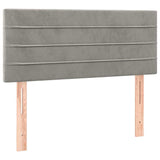 Vidaxl hoofdbord 100x5x78 88 cm fluweel lichtgrijs
