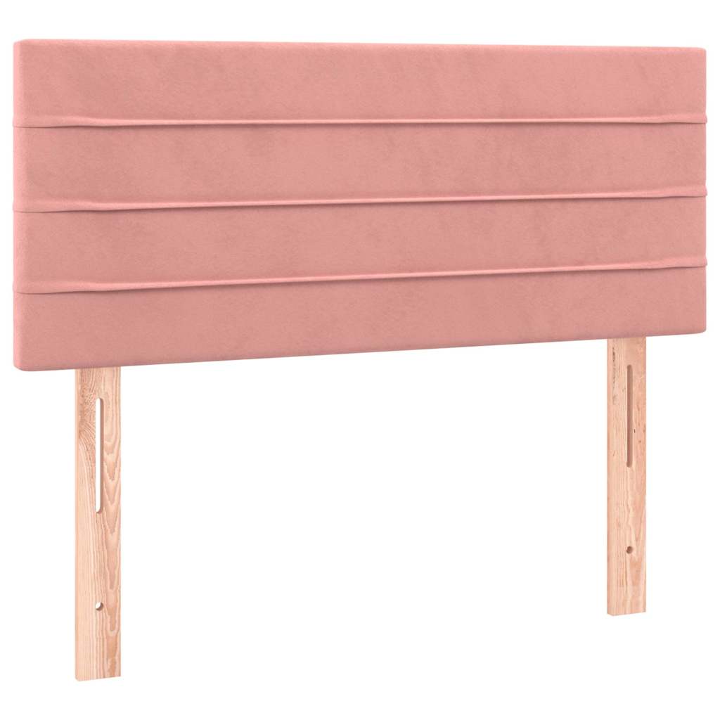 Vidaxl hoofdbord 100x5x78 88 cm fluweel roze