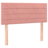 Vidaxl hoofdbord 100x5x78 88 cm fluweel roze