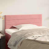 Vidaxl hoofdbord 100x5x78 88 cm fluweel roze