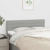 Vidaxl hoofdborden 2 st 72x5x78 88 cm stof lichtgrijs
