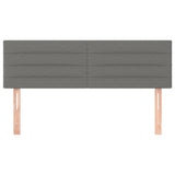Vidaxl hoofdborden 2 st 72x5x78 88 cm stof donkergrijs