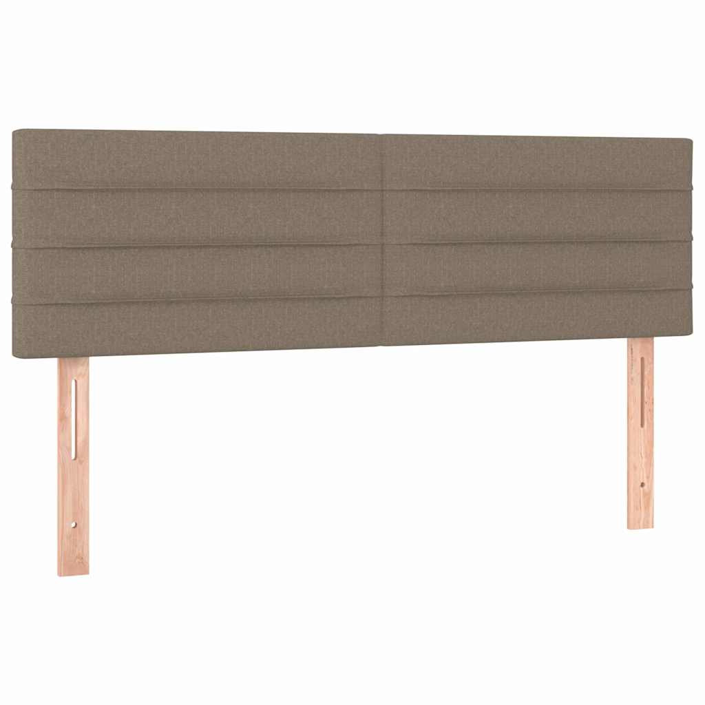 Vidaxl hoofdborden 2 st 72x5x78 88 cm stof taupe