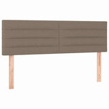 Vidaxl hoofdborden 2 st 72x5x78 88 cm stof taupe