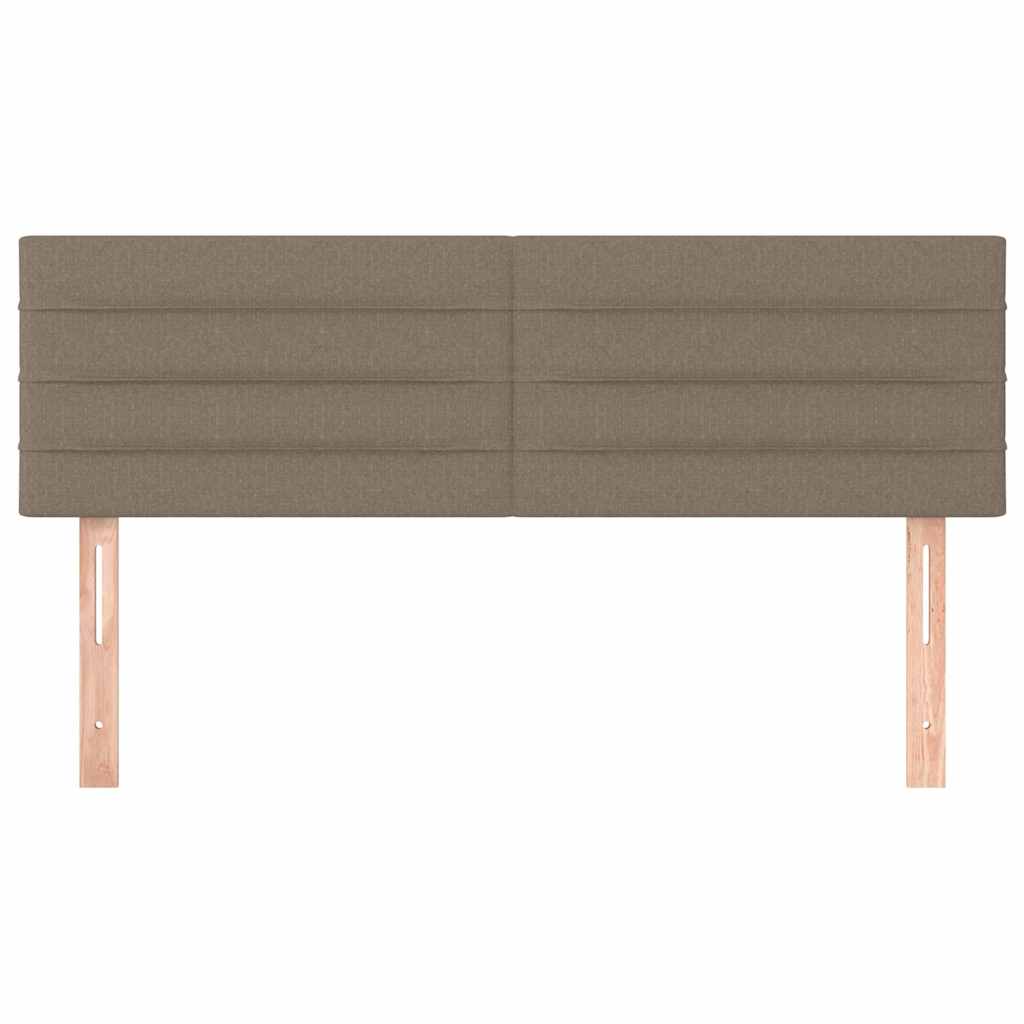 Vidaxl hoofdborden 2 st 72x5x78 88 cm stof taupe