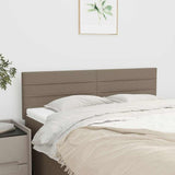 Vidaxl hoofdborden 2 st 72x5x78 88 cm stof taupe