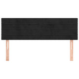 Vidaxl hoofdborden 2 st 72x5x78 88 cm fluweel zwart