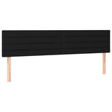 Vidaxl hoofdborden 2 st 80x5x78 88 cm stof zwart