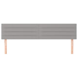 Vidaxl hoofdborden 2 st 90x5x78 88 cm stof lichtgrijs