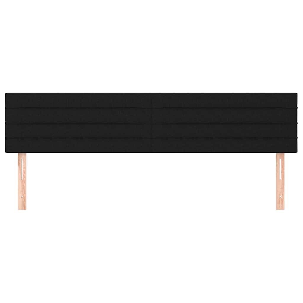 Vidaxl hoofdborden 2 st 90x5x78 88 cm stof zwart