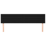 Vidaxl hoofdborden 2 st 90x5x78 88 cm stof zwart