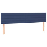 Vidaxl hoofdborden 2 st 90x5x78 88 cm stof blauw