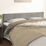 Vidaxl hoofdborden 2 st 90x5x78 88 cm fluweel lichtgrijs