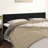 Vidaxl hoofdborden 2 st 90x5x78 88 cm fluweel zwart