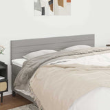 Vidaxl hoofdborden 2 st 100 x 5 x 78 88 cm stof lichtgrijs