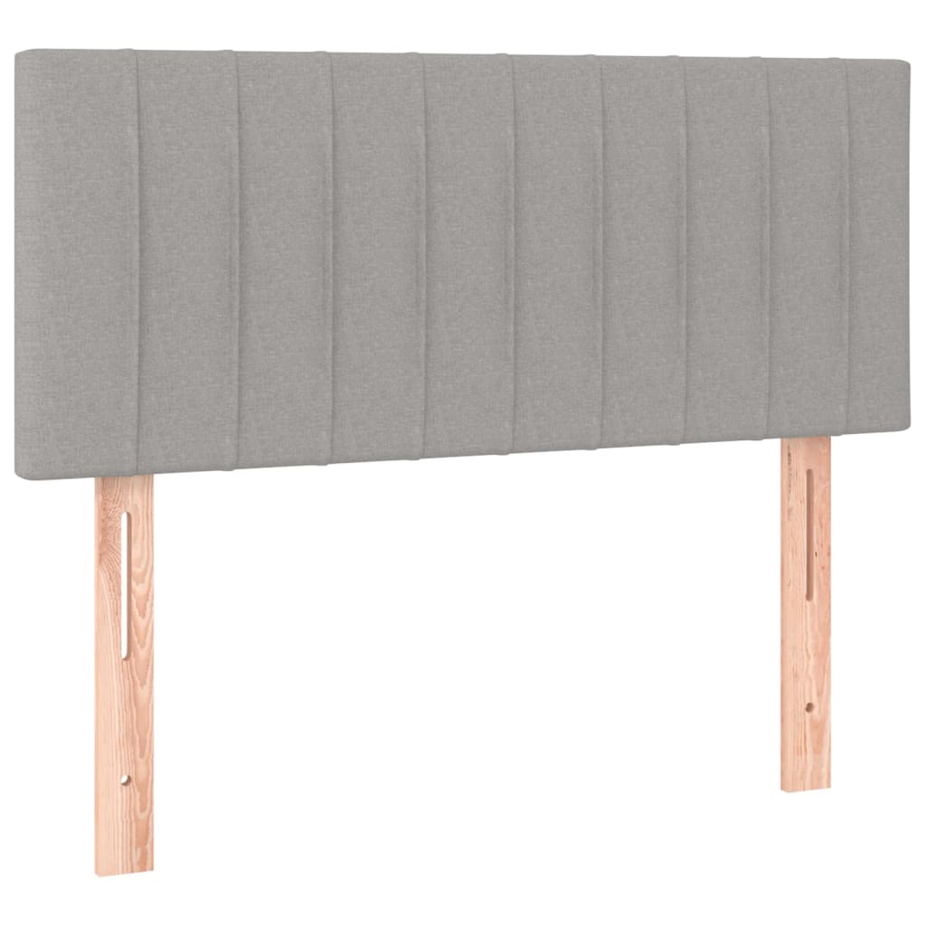Vidaxl hoofdbord 80x5x78 88 cm stof lichtgrijs