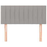 Vidaxl hoofdbord 80x5x78 88 cm stof lichtgrijs