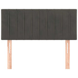 Vidaxl hoofdbord 80x5x78 88 cm fluweel donkergrijs
