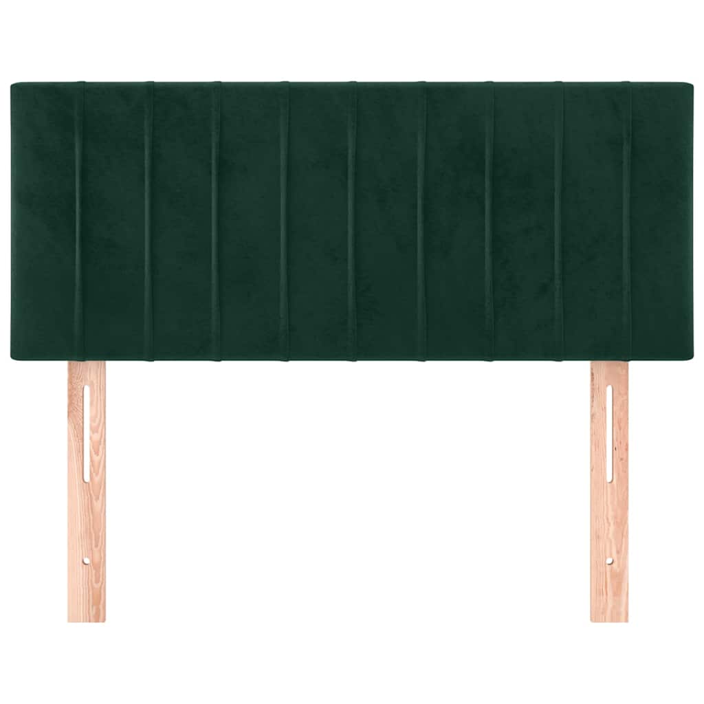 Vidaxl hoofdbord 80x5x78 88 cm fluweel donkergroen