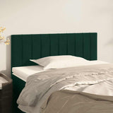 Vidaxl hoofdbord 80x5x78 88 cm fluweel donkergroen