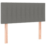 Vidaxl hoofdbord 90x5x78 88 cm stof donkergrijs