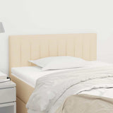 Vidaxl hoofdbord 90x5x78 88 cm stof crèmekleurig
