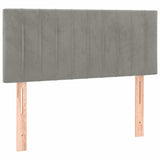 Vidaxl hoofdbord 90x5x78 88 cm fluweel lichtgrijs