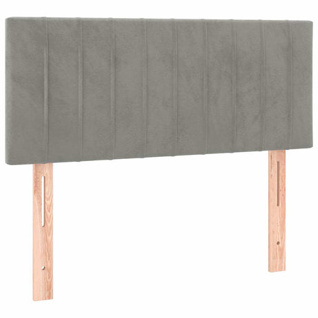Vidaxl hoofdbord 90x5x78 88 cm fluweel lichtgrijs
