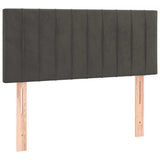 Vidaxl hoofdbord 90x5x78 88 cm fluweel donkergrijs