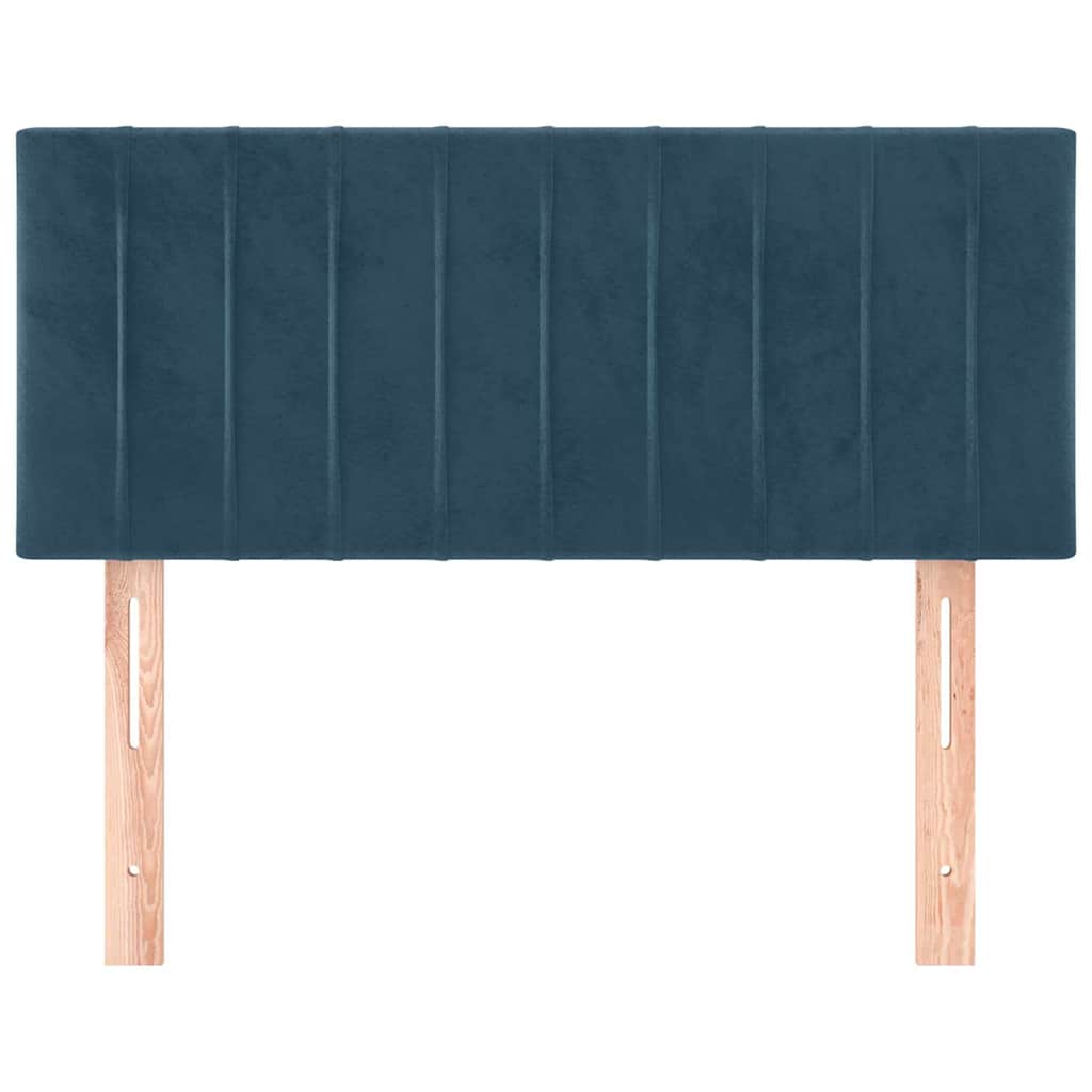Vidaxl hoofdbord 90x5x78 88 cm fluweel donkerblauw