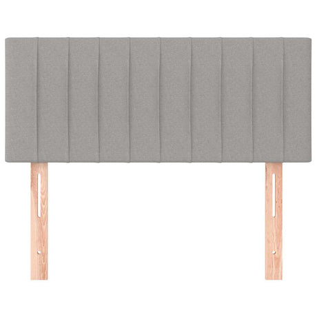 Vidaxl hoofdbord 100 x 5 x 78 88 cm stof lichtgrijs