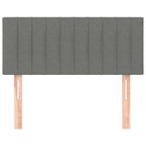 Vidaxl hoofdbord 100x5x78 88 cm stof donkergrijs