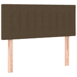 Vidaxl hoofdbord 100x5x78 88 cm stof donkerbruin