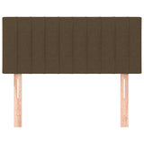 Vidaxl hoofdbord 100x5x78 88 cm stof donkerbruin