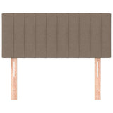 Vidaxl hoofdbord 100x5x78 88 cm stof taupe
