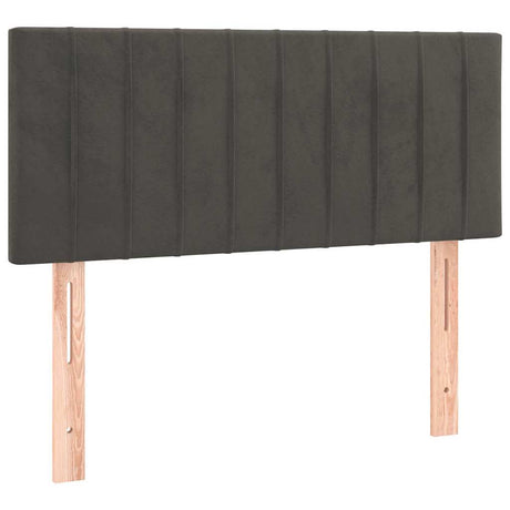 Vidaxl hoofdbord 100x5x78 88 cm fluweel donkergrijs